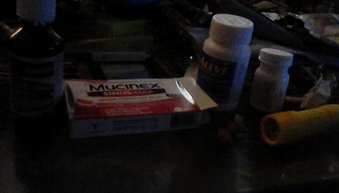 Feeling a lil better tonight stress on the lil.