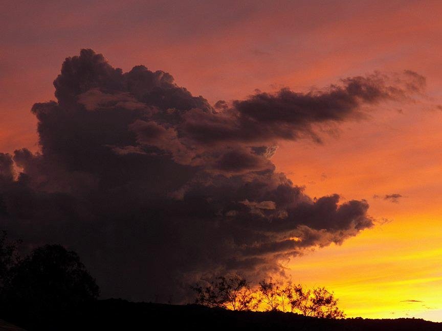 Sunset view from my back yard