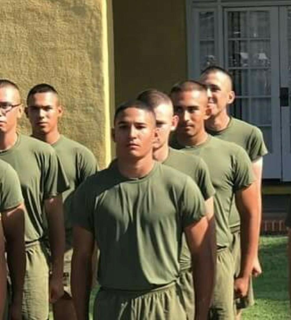 My grandson graduating from the Marines how proud am I love you baby boy