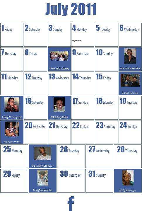 Anthony Johnson's album, 2011 Calendar