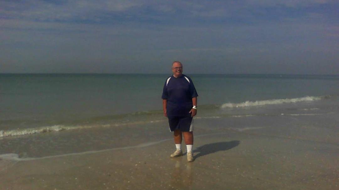Dad overlooking The Bay