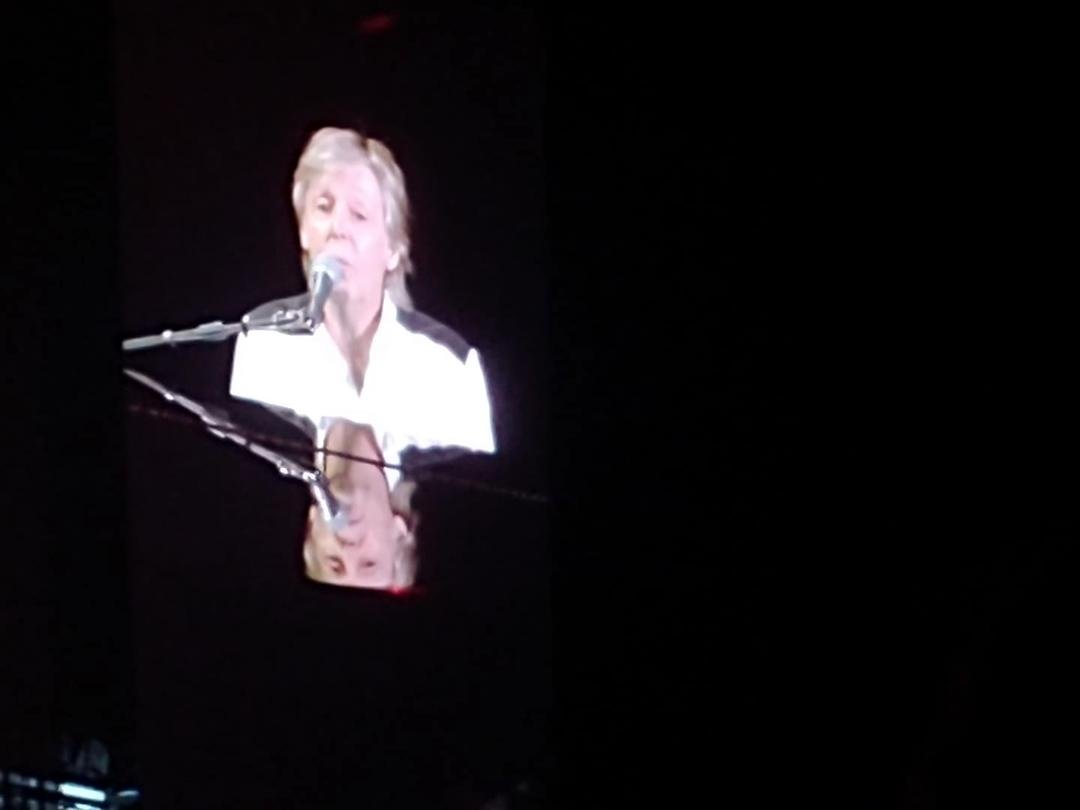 Great night. Fantastic concert. And a surprise. Guest. Steven Tyler from Aerosmith came out and joined Paul McCartney for Helter Shelter during the encores. 3 hours of great music. So glad we went. I have the best