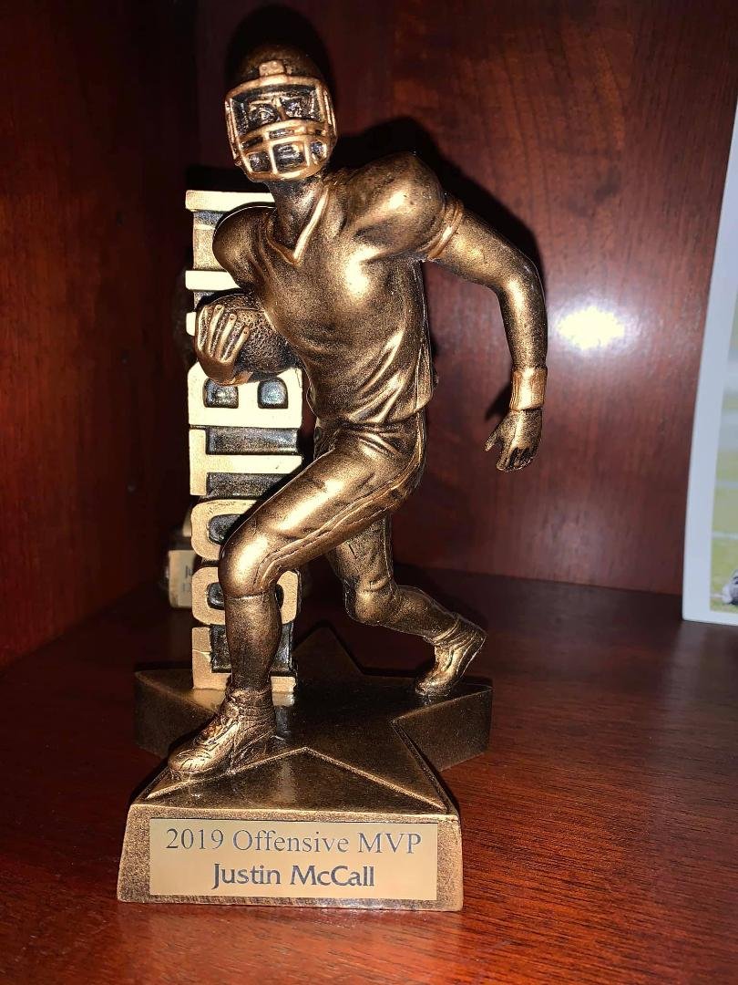 New addition to the family!!! MVP and All-City!!🏈💪🏽