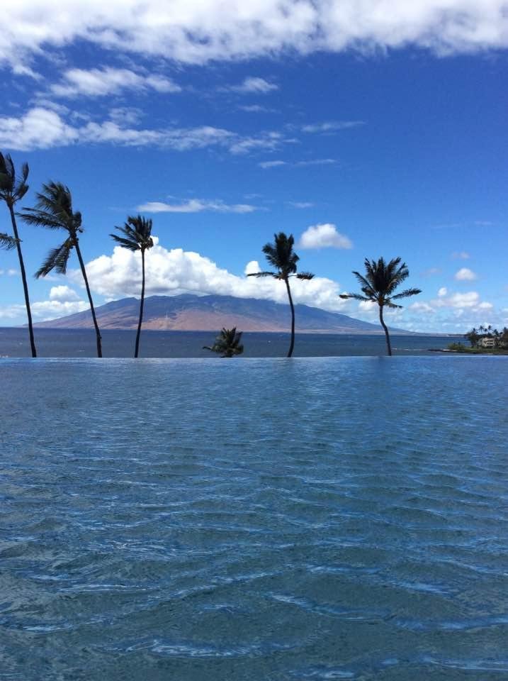 The Infinity pool in Maui