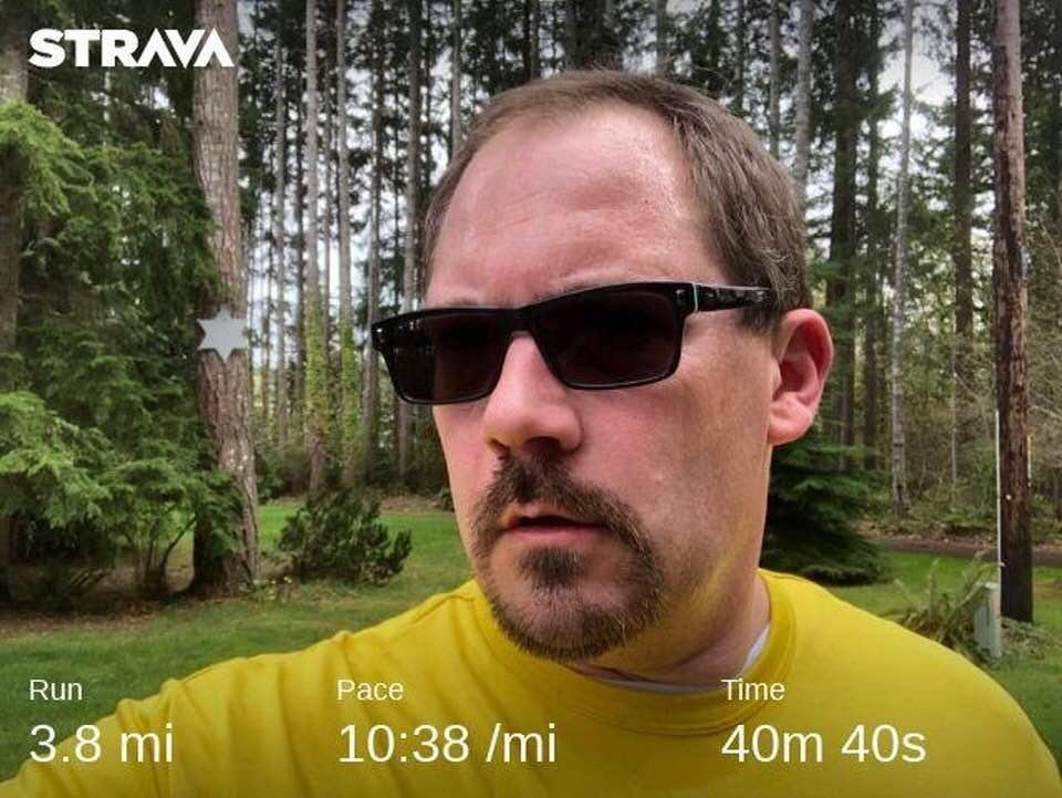 Longest run since Feb! Making progress! Might be back up to speed in early May! Excited.