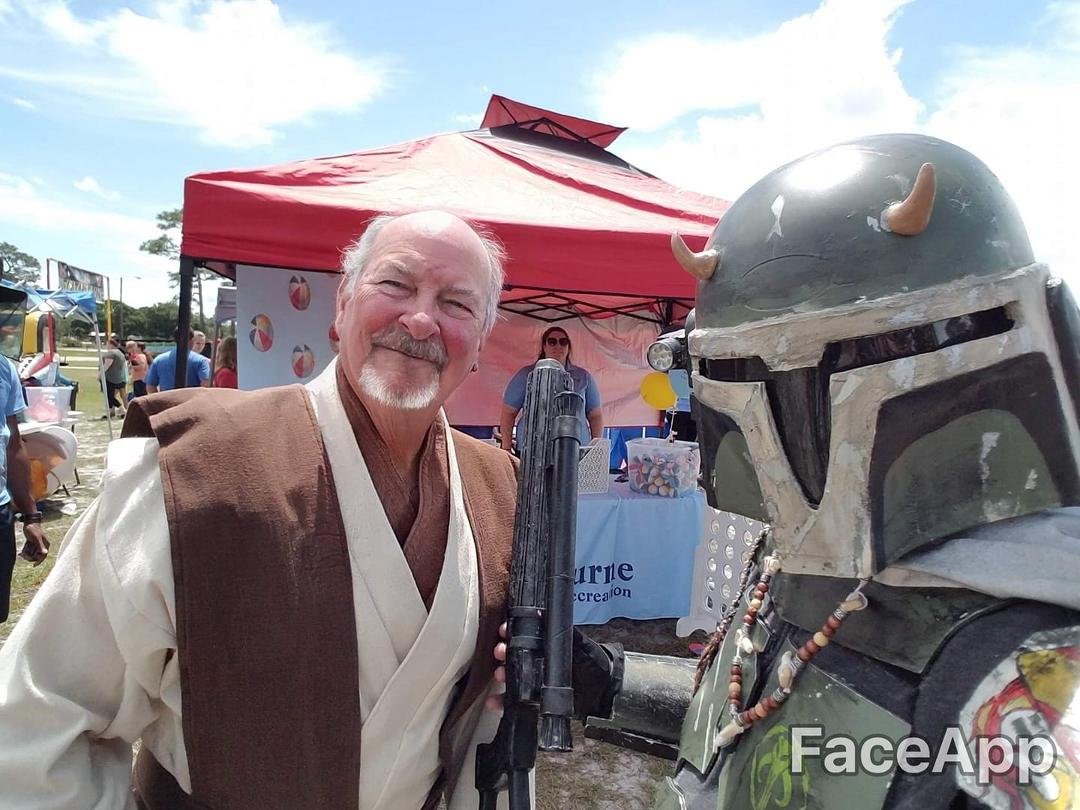 Help me Obi-Wan Kenobi you look really old!!! Lol