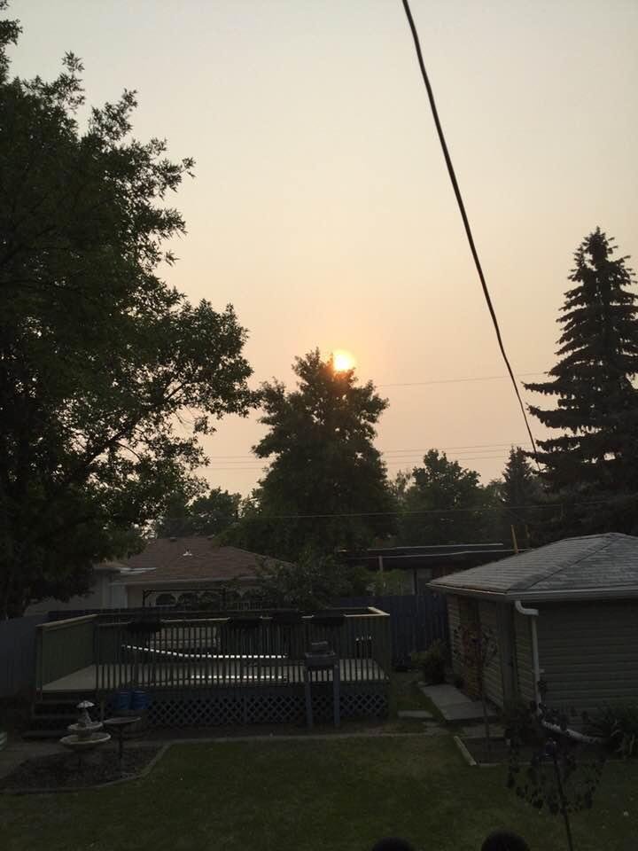 Moneca, our sky to the West right now