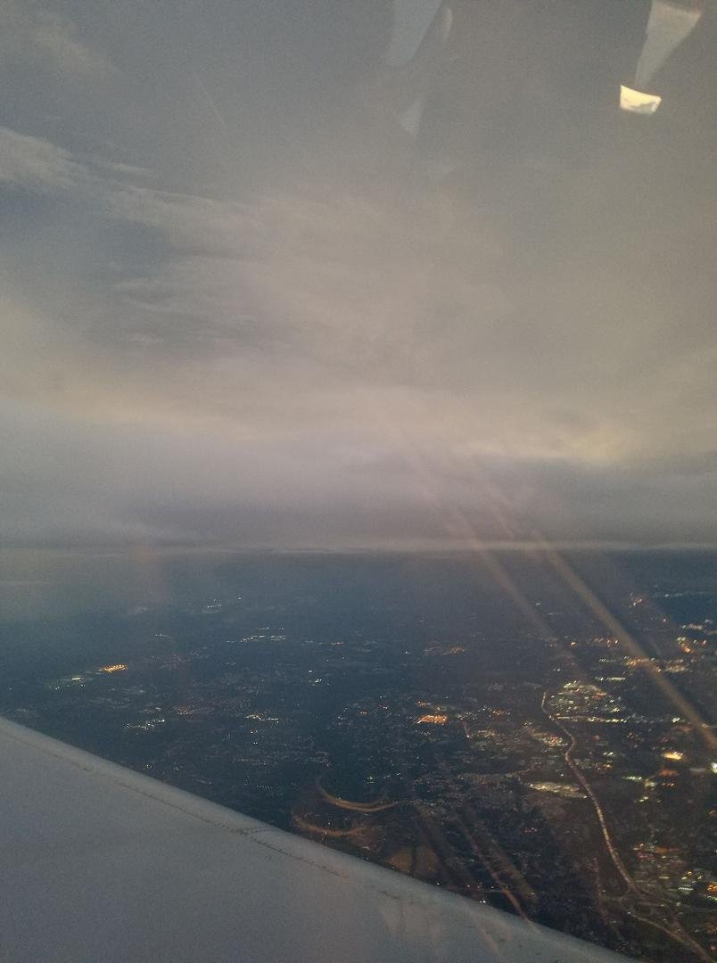 Clouds over Washington.