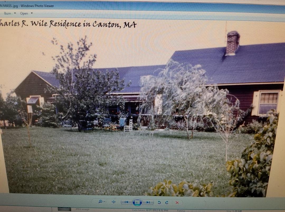 I recall Gladys and I visiting zGrandpa Wile in zzCanton.