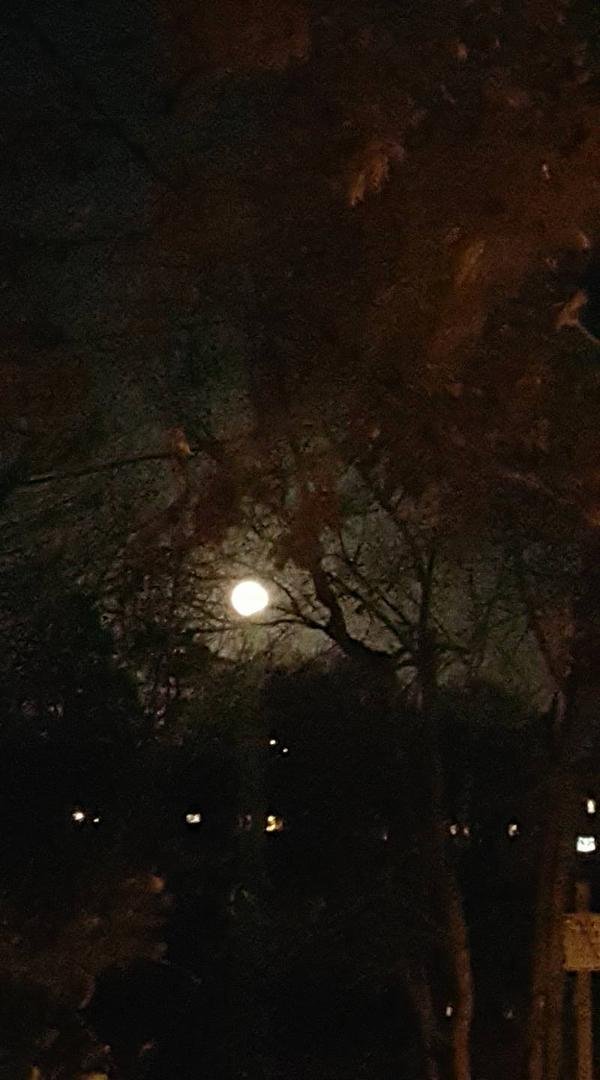 It's still a big,beautiful moon tonight.