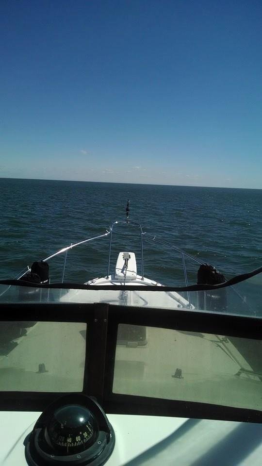 On the water