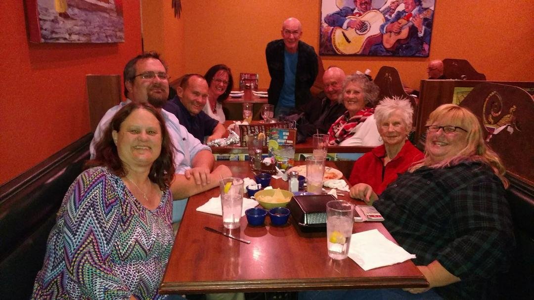 Birthday dinner with family and friends