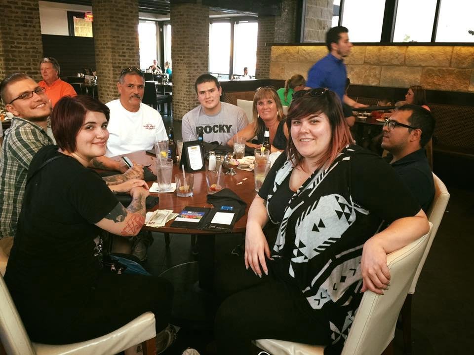 Celebrating Krystal's birthday!!! Love these peeps!🎉🎉😘
