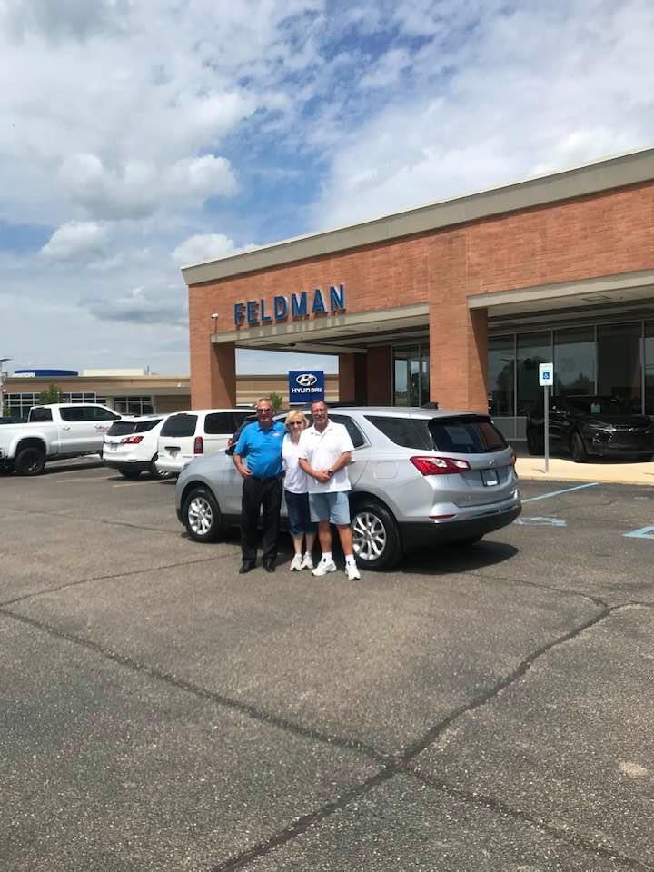CONGRATS TO JACKIE EVANS ON HER PURCHASE OF A 2020 EQUINOX LT AWD JACKIE CAME FROM BAY CITY FOR HER FELDMAN DEAL ! & SPECIAL THANX TO HER SISTER VICKI T. FOR THE REFERRAL ! KEEP THEM COMING VICKI ! Come see me at FELDMAN CH