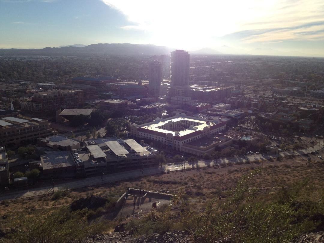 Hiking inTempe as part of my Crossfit warm up today
