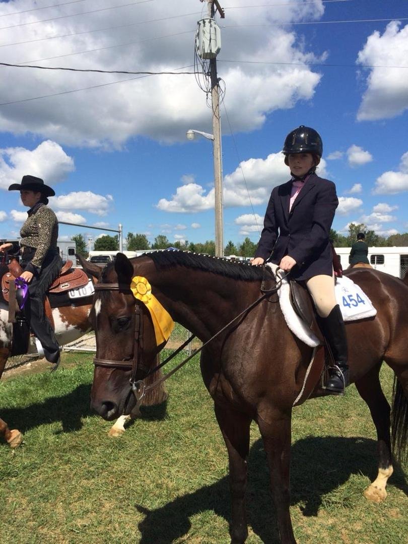 Makayla third place at Wellington Fair Grounds