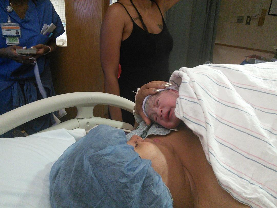 The stork has arrived and the passenger has departed. Thank you Jesus. Baby and Mom are doing fine.!!!