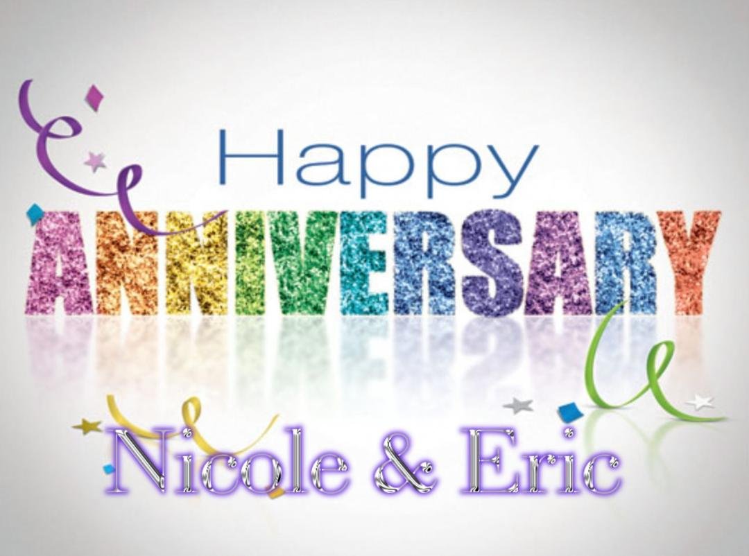 A belated but sincere wish for many more years of happiness as you continue your journey together.

Love from Grandma