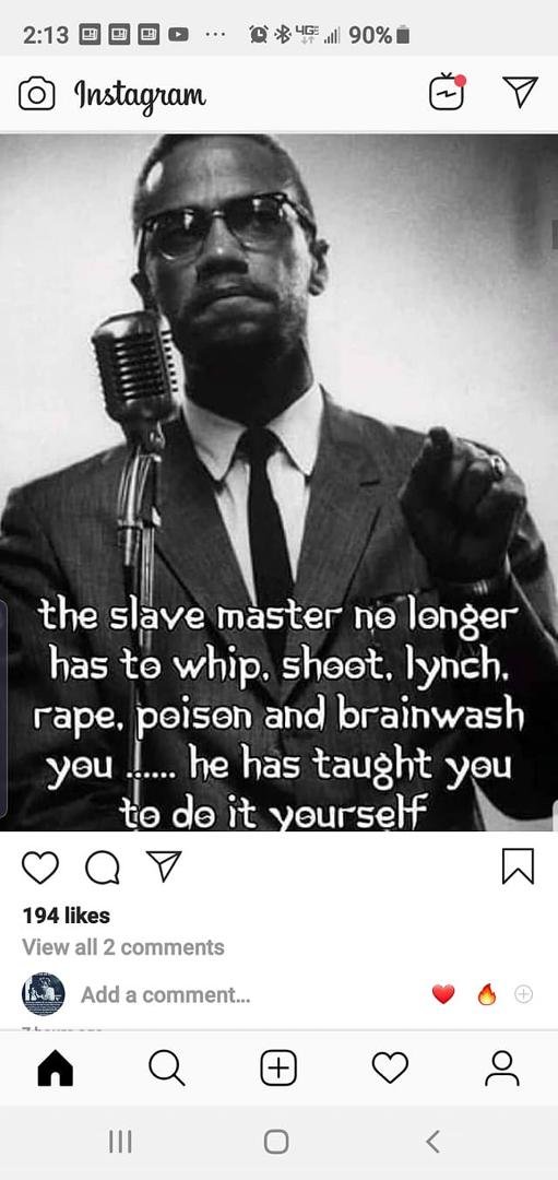 It's very true.