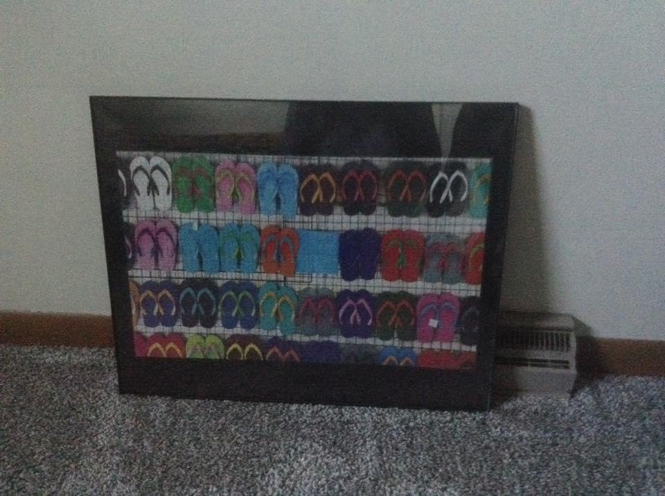 Heather and Tommy put this puzzle together and framed it to hang at the cottage.. Adorable. I love it. Thanks guys!!!!