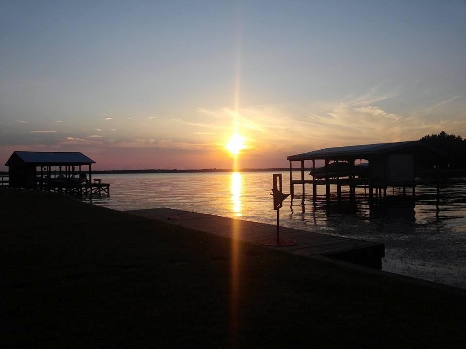 Our view from our lake house