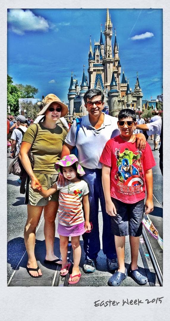 Jim,Grace,Kathy,Miguelito
At DisneyWorld