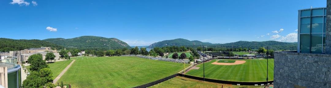 View from the 6th floor balcony of Jefferson Library.