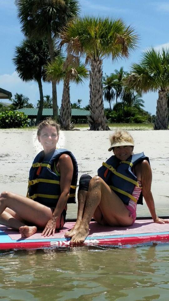 Great time paddle boarding with my daughter Scarlett!