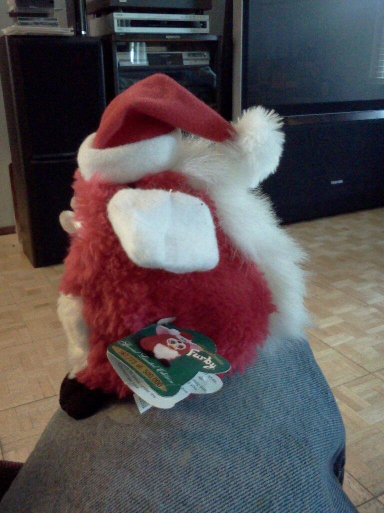 THE SIDE OF A FURBY.