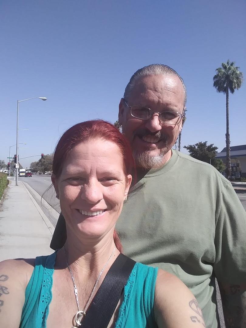Out for our walk again me and my babe