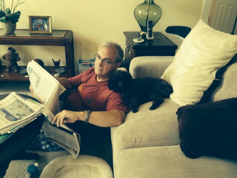 Dave and Bear bonding.