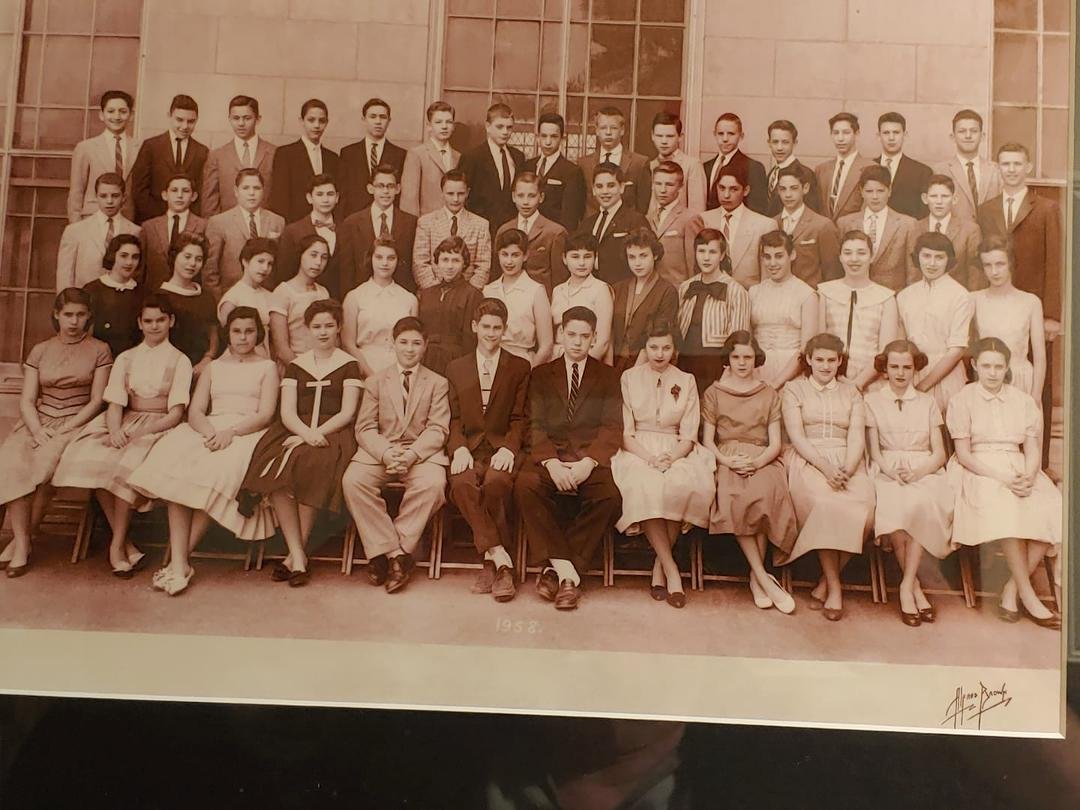 The graduating class of Lawrence Elementary School 1958!
