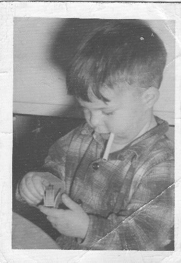 I was a couple months short of 2 years old when my parents thought it was cute to watch me imitate them with smoking. You must take into consideration that it was 1955 . The lesson is that our kids watch us and sometimes it