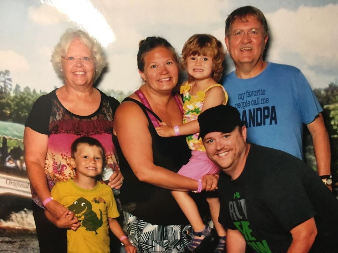 Char, Angie, Abbie, Ron, Andy and Steve getting on the Original Ducks in Wisconsin Dells! We had a wonderful weekend!