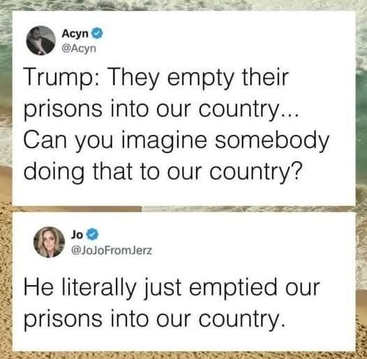 But with all the crap from when he started on Jan 20th, 53% of the country thinks he is going a good job?? I guess 50% really need to move to Russia if they want the non-government Oligarchy Trump is building?