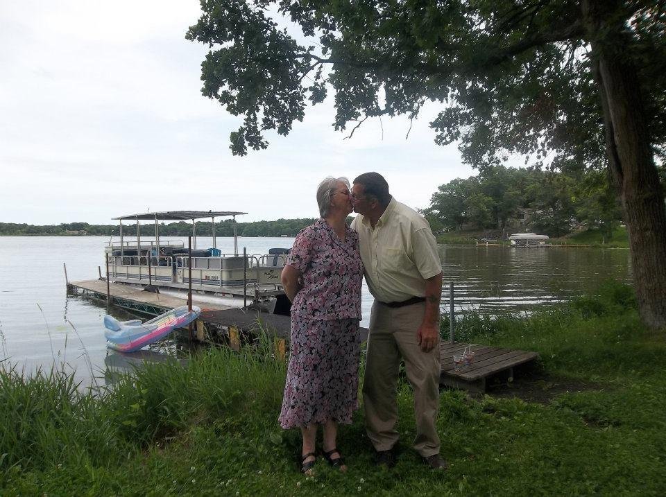 My Honey and I at Little Elk Lake!