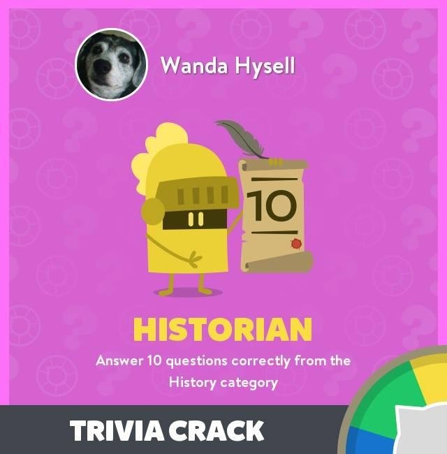 Wanda Hysell's album, Trivia Crack Photos