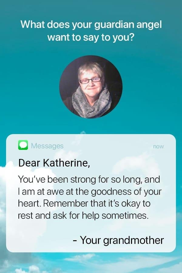 What does your guardian angel want to say to you?