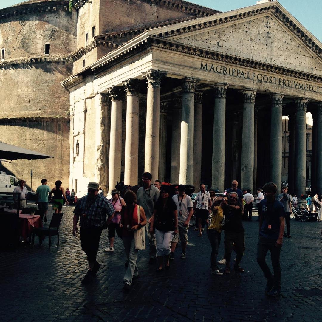 The Pantheon house of the Roman Gods