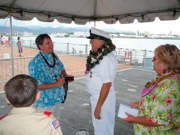 Naval Retirement USS MISSOURI , Pearl Harbor HI 2007