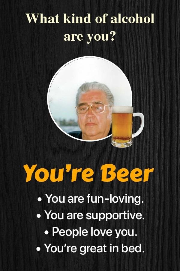 I do like a beer. Not allowed anymore tho.