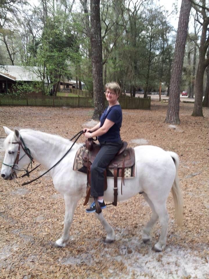 Our daughter, Laurie in Tally on vacation with her family.