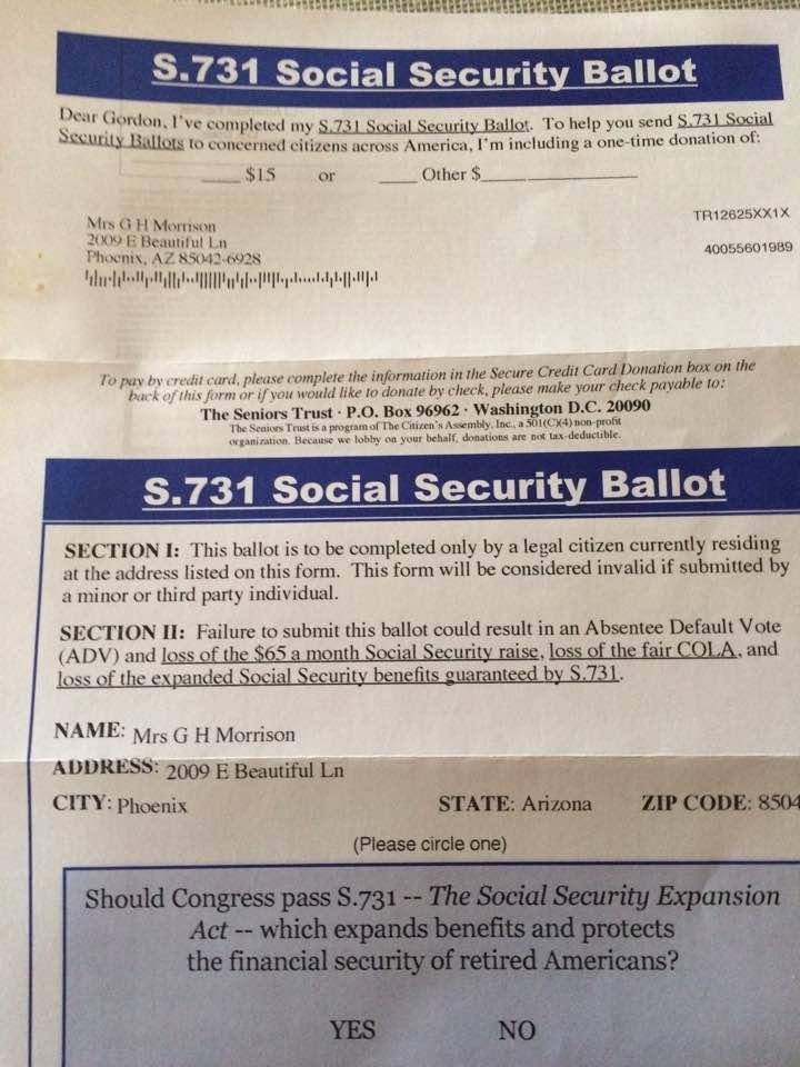 One more scam to be aware of. Do not send this back. It is a fraud!!!
