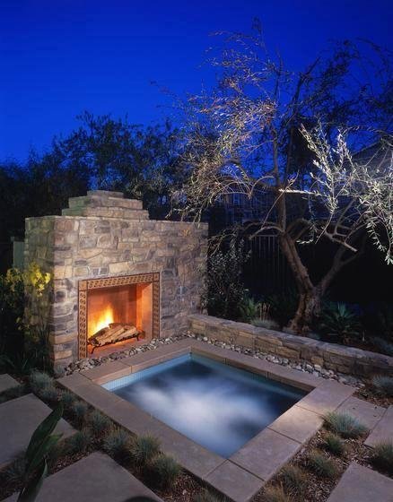 Spa + Fireplace = Backyard Bliss
#homes #backyardbliss #relaxation