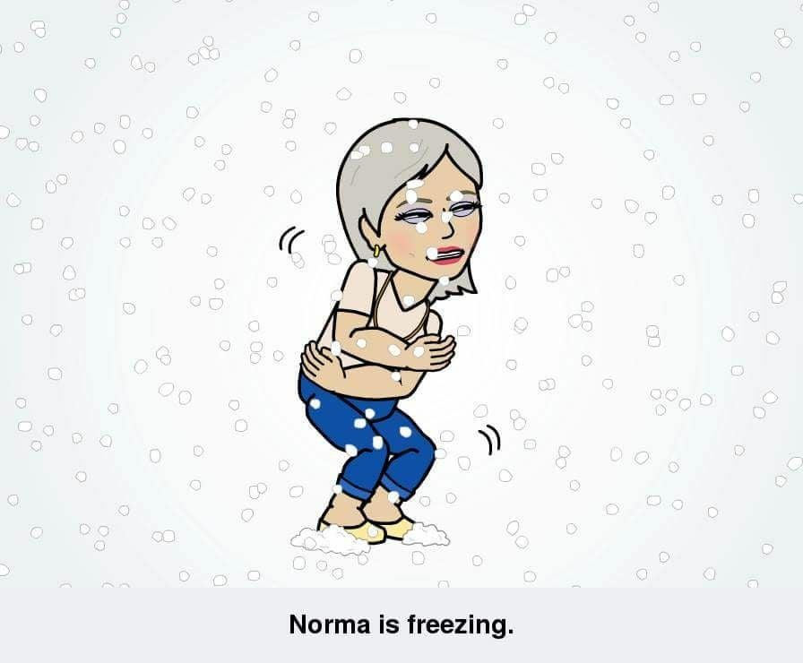 Geesh its cold. When is it going to be Spring? I can hardly wait.