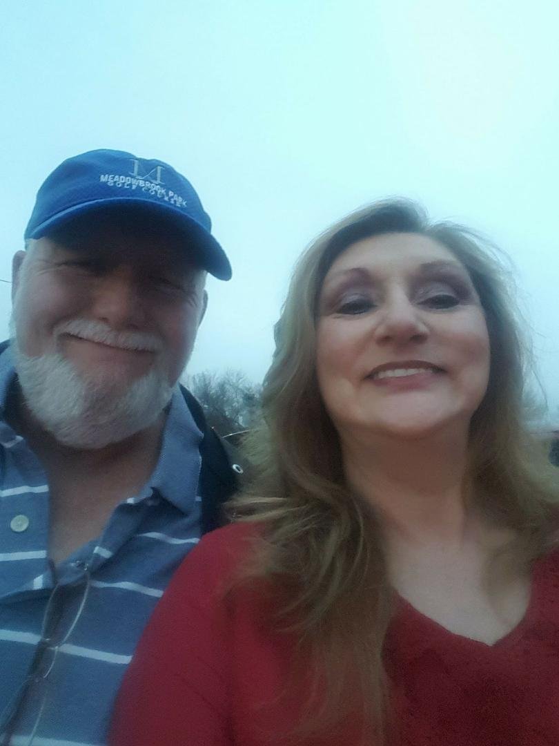 Hubby (Roy) and me of course.