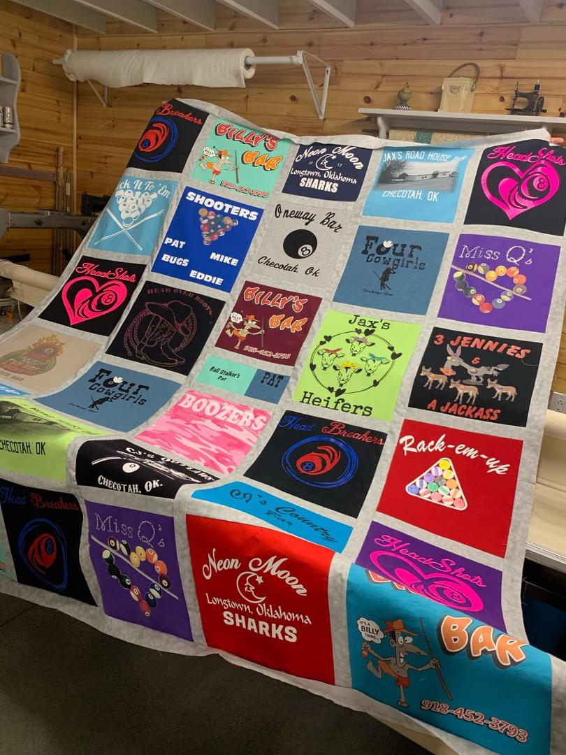 Look what I had done with my pool shirts. I love it.