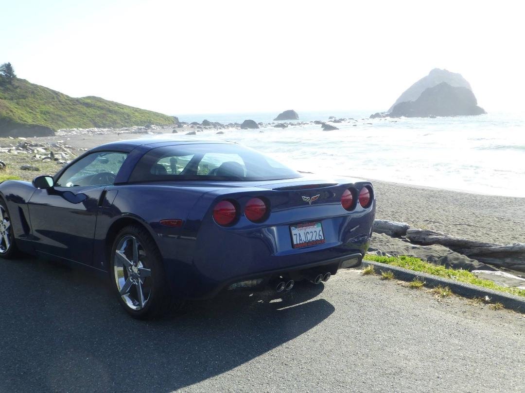 North of Eureka, coming home yesterday in my '07 C6.