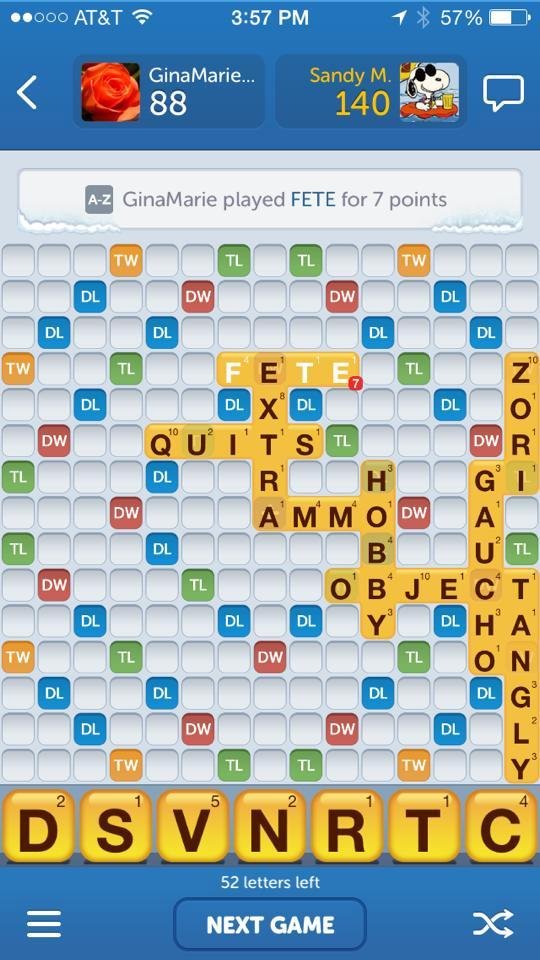 Played the word!..Cool game!
