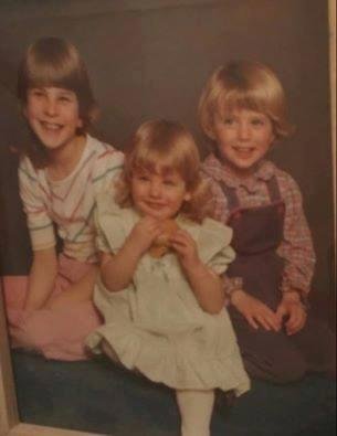 my beautiful daughter  KERA JEAN BATES turns 33 yrs old today. pic with sisters stef & kate